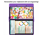 WhiteCoat Clipboard® - Lilac Child Life Specialist Edition